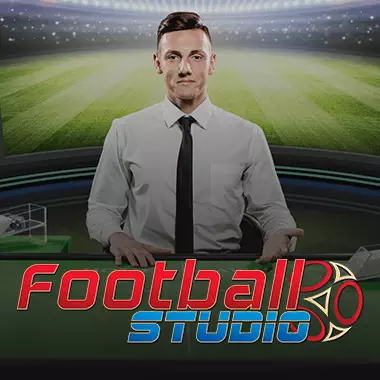 Presentatore di scommesse live in uno studio sportivo
